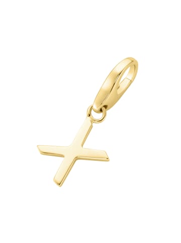 Giorgio Martello Milano Charm Buchstabe X in Gold