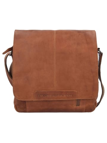 The Chesterfield Brand Wax Pull Up Umhängetasche Leder 29 cm in cognac
