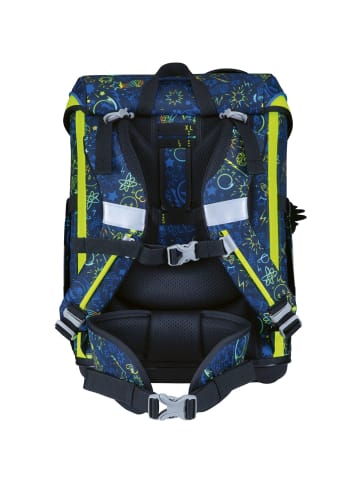 DerDieDas derdiedas Schulranzen Set 5-tlg. ErgoFlex Easy Neon Crazy in blau