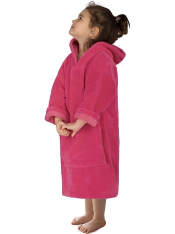 normani Kinder langarm Poncho 2-5 Jahre Pichilemu in Pink