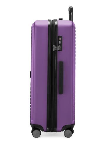 Hauptstadtkoffer Mitte - Großer Reisekoffer Trolley 77cm XXL Erweiterung TSA 130L in Aubergine