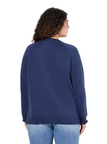 Ulla Popken Sweatshirt in tintenblau