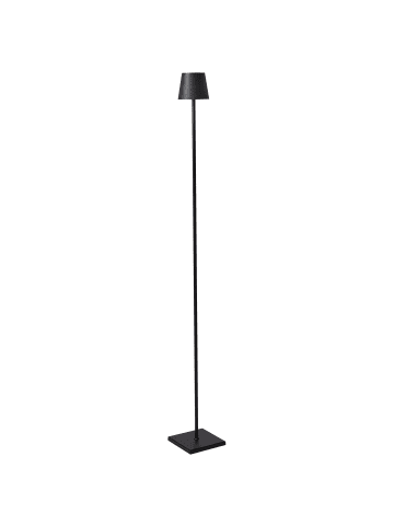 Beliani Stehleuchte GAVARRESA in Schwarz - (W) 15 x (H) 131 x (L) 15 cm