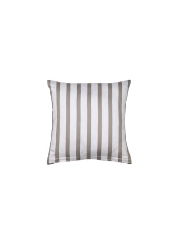 Janine Baumwoll Bettwäsche Modernclassic Streifenlook in vulkan