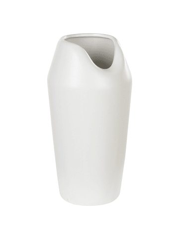 Beliani Dekovase APAMEA in Weiß - (W) 17 x (H) 33 x (L) 17 cm