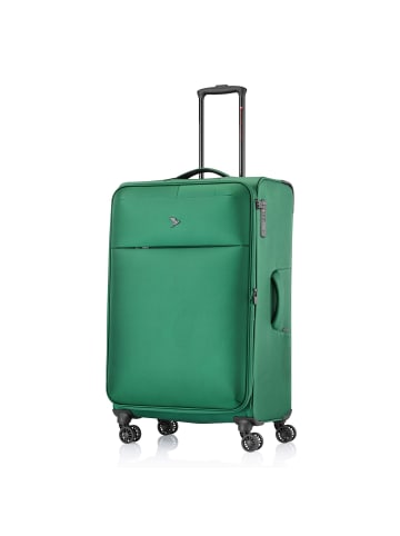 Pack Easy GoUp 4 Rollen Trolley L 76 cm mit Dehnfalte in grün