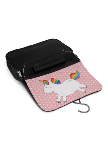 Mr. & Mrs. Panda Kosmetiktasche Einhorn Happy ohne Spruch in Rot Pastell