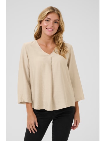 Kaffe Langarm-Bluse KAlui Regular fit in Feather Grey CC