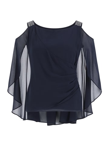 Vera Mont Chiffonbluse schulterfrei in Night Sky