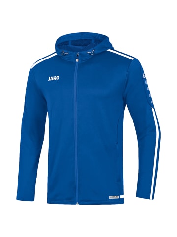 Jako Kapuzenjacke Striker 2.0 in blau / weiß