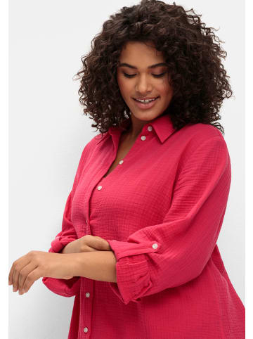 sheego Hemdbluse in magenta