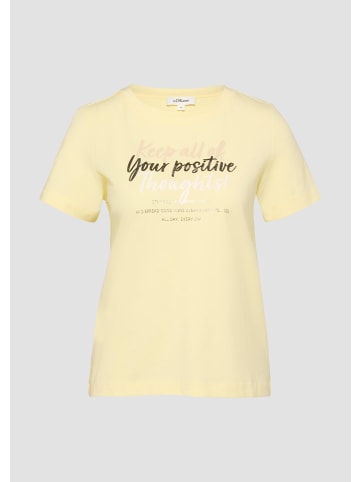 s.Oliver T-Shirt in 10D0_hellgelb