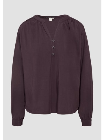 QS Bluse in 4988_aubergine