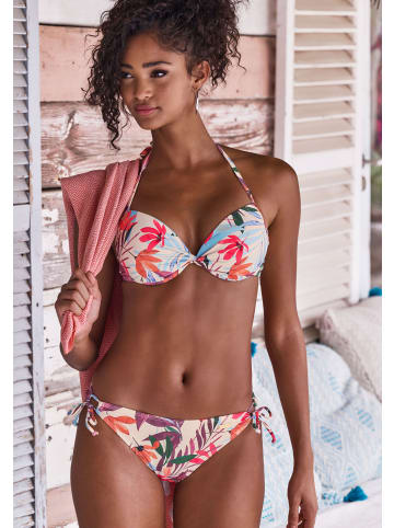 LASCANA Bikini-Hose in creme bedruckt