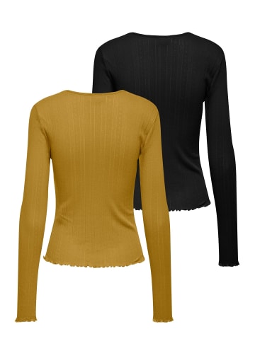 JDY 2er-Pack Top in Harvest Gold
