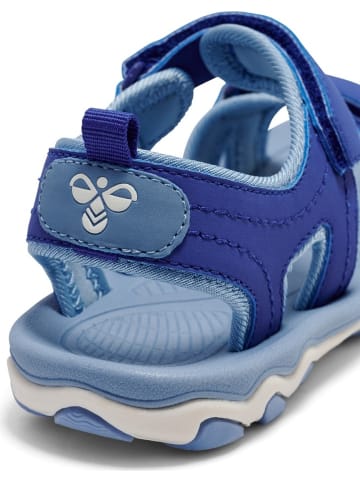 Hummel Kinder Sandale "Sandal Sport Jr" in Blau