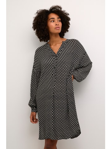 Kaffe Kleid KAamber in Black_Turtledove_Graphic_Print