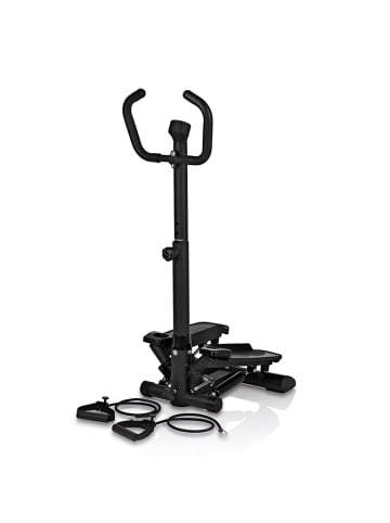 VITALmaxx VITALmaxx Fitnesstrainer Swing Stepper mit 2 Expanderbändern - schwarz