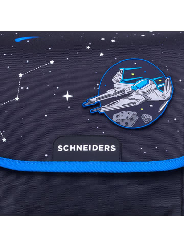 SCHNEIDERS Ergoplus Schulranzen-Set 8-teilig in black blue