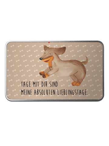 Mr. & Mrs. Panda Geschenkbox Hund Dackel mit Spruch in Hundeglück