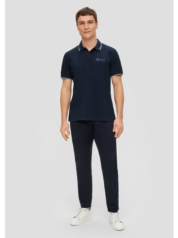 s.Oliver Polo-Shirt kurzarm in Blau