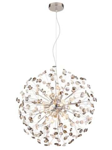 Globo lighting Luster "KATRINA" in silver