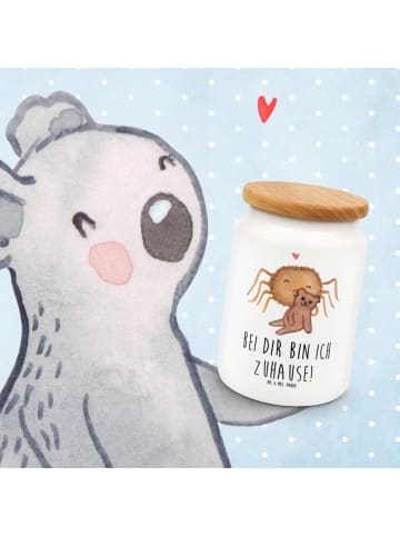 Mr. & Mrs. Panda Frischhaltedose Spinne Agathe Teddy mit Spruch in Weiß