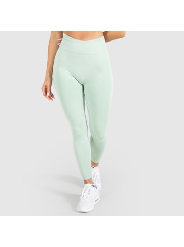 SMILODOX Leggings Amaze Scrunch Pro in Grün Melange