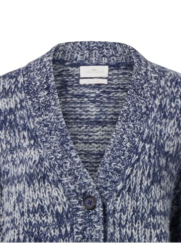 FYNCH-HATTON Strickjacke in blau weiß - 0001