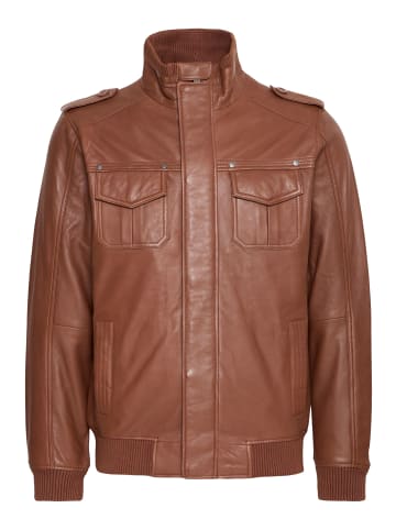 !SOLID Lederjacke SDCamash in Braun