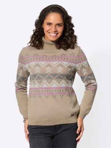 WITT WEIDEN Rollkragenpullover in beige-ecru