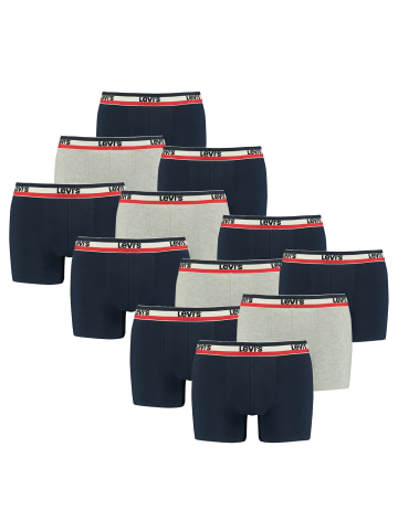 Levi´s Boxershorts LEVIS Men Sprtswr Logo Boxer 12P in Navy / Grey Melange