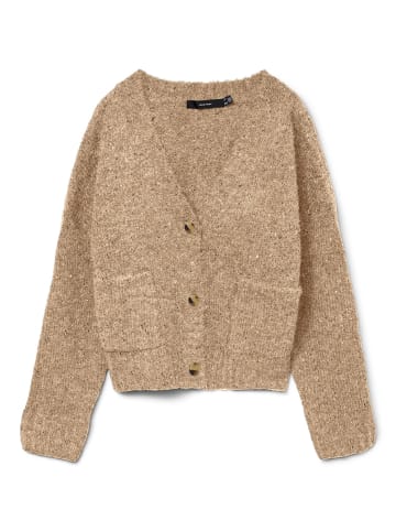 Vero Moda Strickpullover in Silver Mink