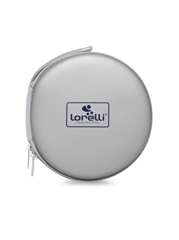 Lorelli Babypflegeset 1024029 in grau Edelstahl, 8-teilig, Sauger, Baby Hygiene Set 8-tlg, Fingerzahnbürste