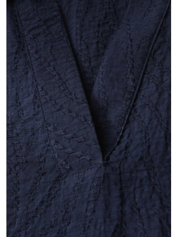 Cecil Blusenshirt mit Struktur in Blau