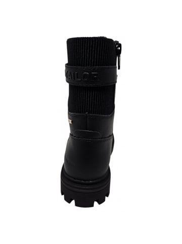 Tom Tailor Schnürstiefel  in Schwarz