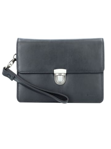 Esquire Oxford Handgelenktasche Leder 24 cm schwarz