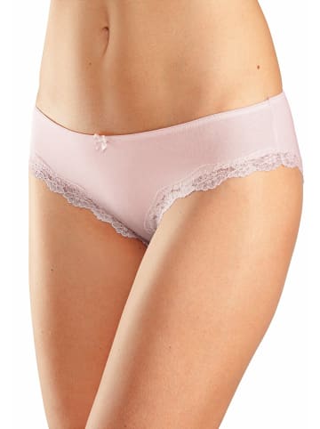 LASCANA Slip in rosa, weiß, schwarz