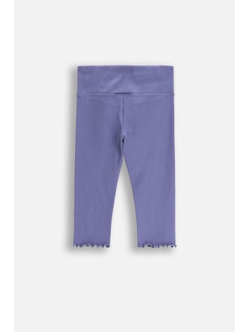 Coccodrillo 3/4-Leggings mit Rippstruktur in dunkelblau
