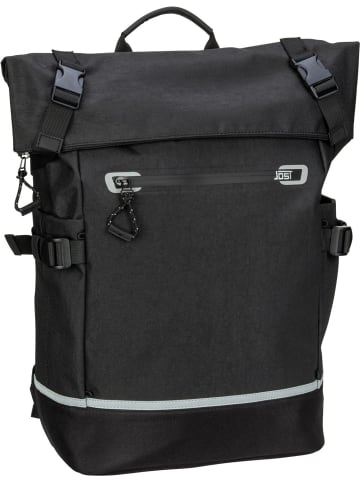 Jost Rolltop Rucksack Lillehammer Business Backpack Courier in Black