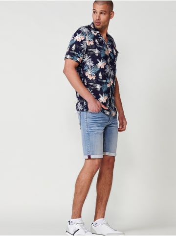 KOROSHI Kurzärmliges hemd. in blau