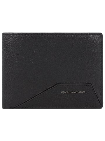 Piquadro Rhino Geldbörse Leder 12.5 cm in black