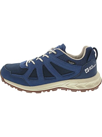 Jack Wolfskin Woodland 2 Texapore Low W Wanderschuh Blau