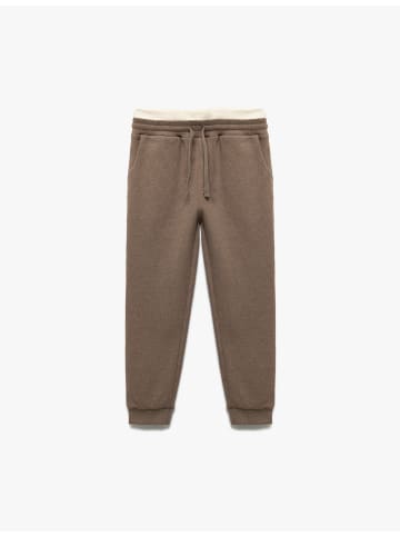 KOTON SWEAT BOTTOMS in Braun