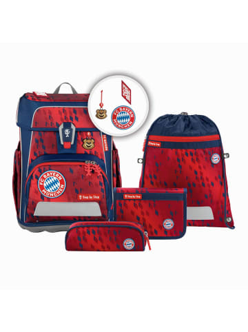 Step by Step Step by Step CLOUD FC Bayern Schulranzen-Set "Mia san Mia", 5-teilig