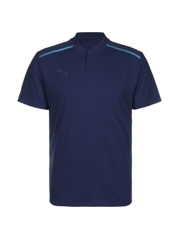 Puma Poloshirt TeamCUP Casuals in dunkelblau