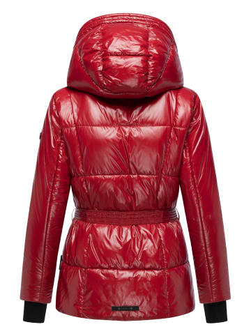 Navahoo Steppjacke Eisglanz 14 in Dark Red