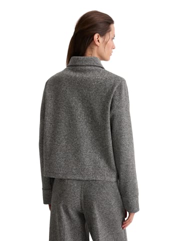 Marc O'Polo Tweed-Jerseyjacke regular in Dark Grey