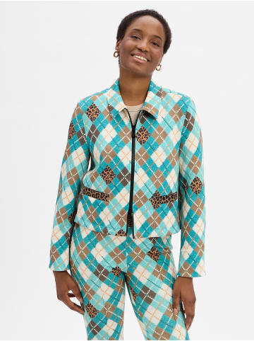 MARC CAIN SPORTS Blazer in petrol braun - 0001