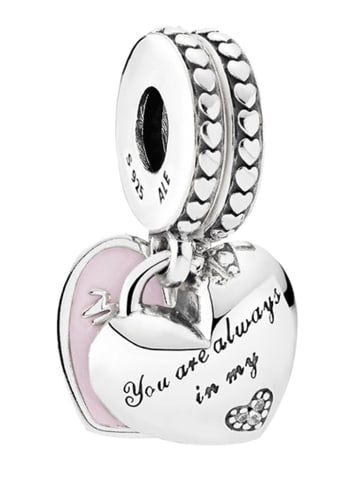 Pandora Charm-Anhänger Mutter & Tochter Herz Silber
